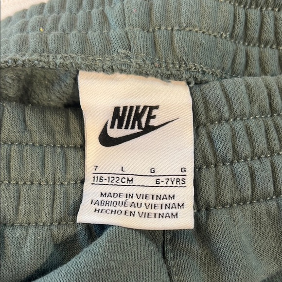 Nike  Futura Green Fleece Joggers with Swoosh - Picture 5 of 5